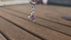 Collar Multihilo con Colgante de Corazón y Cristal Rosa – Estilo Boho Chic