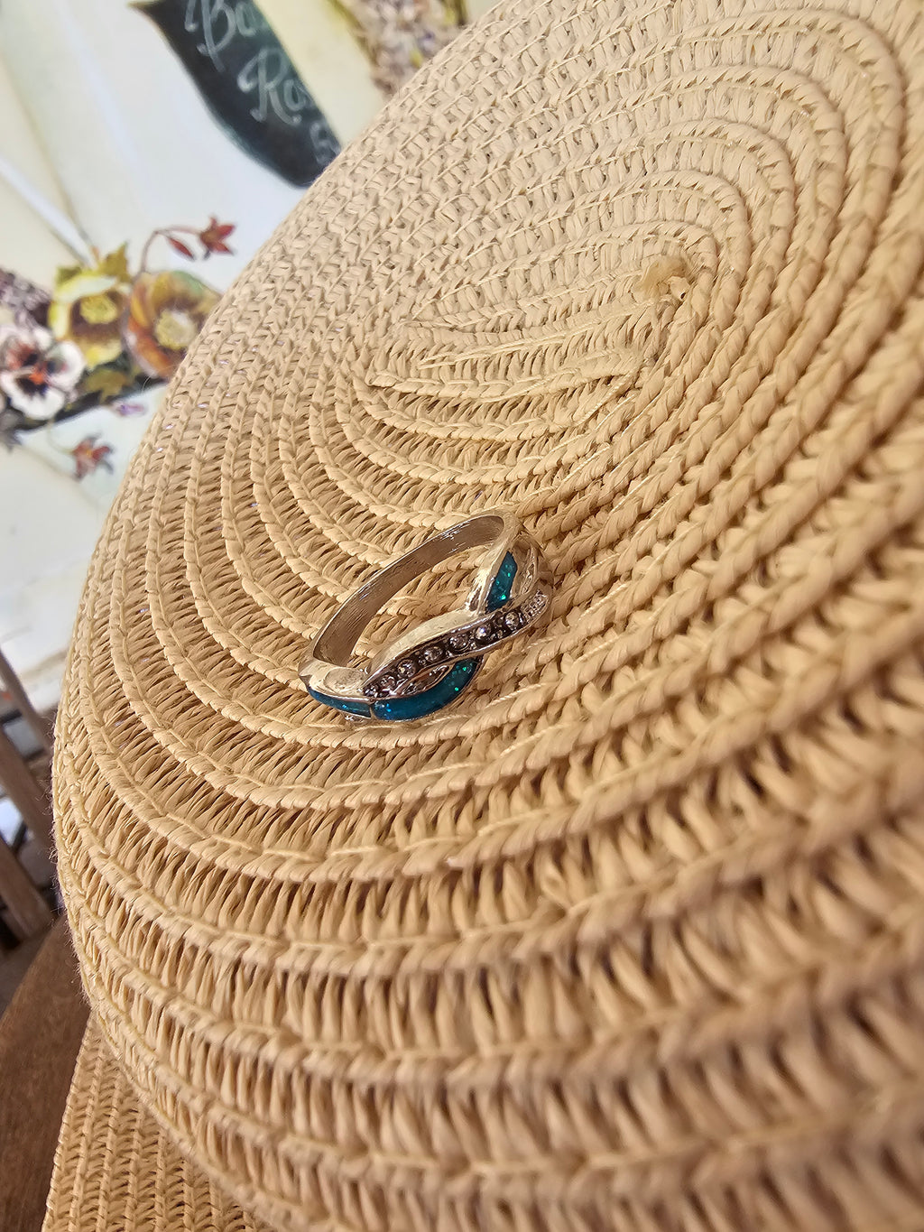 Lindo anillo con dos colores