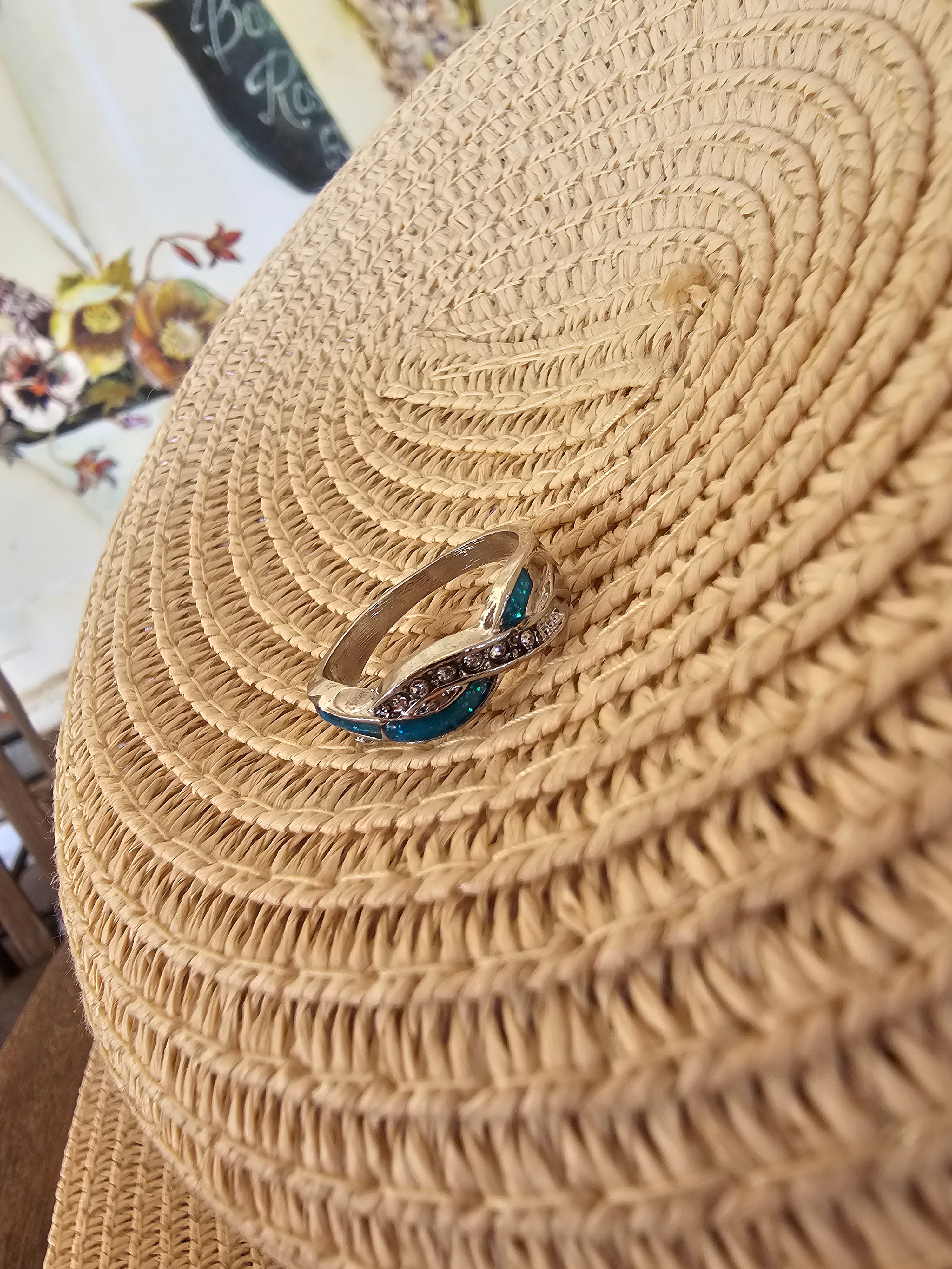 Lindo anillo con dos colores