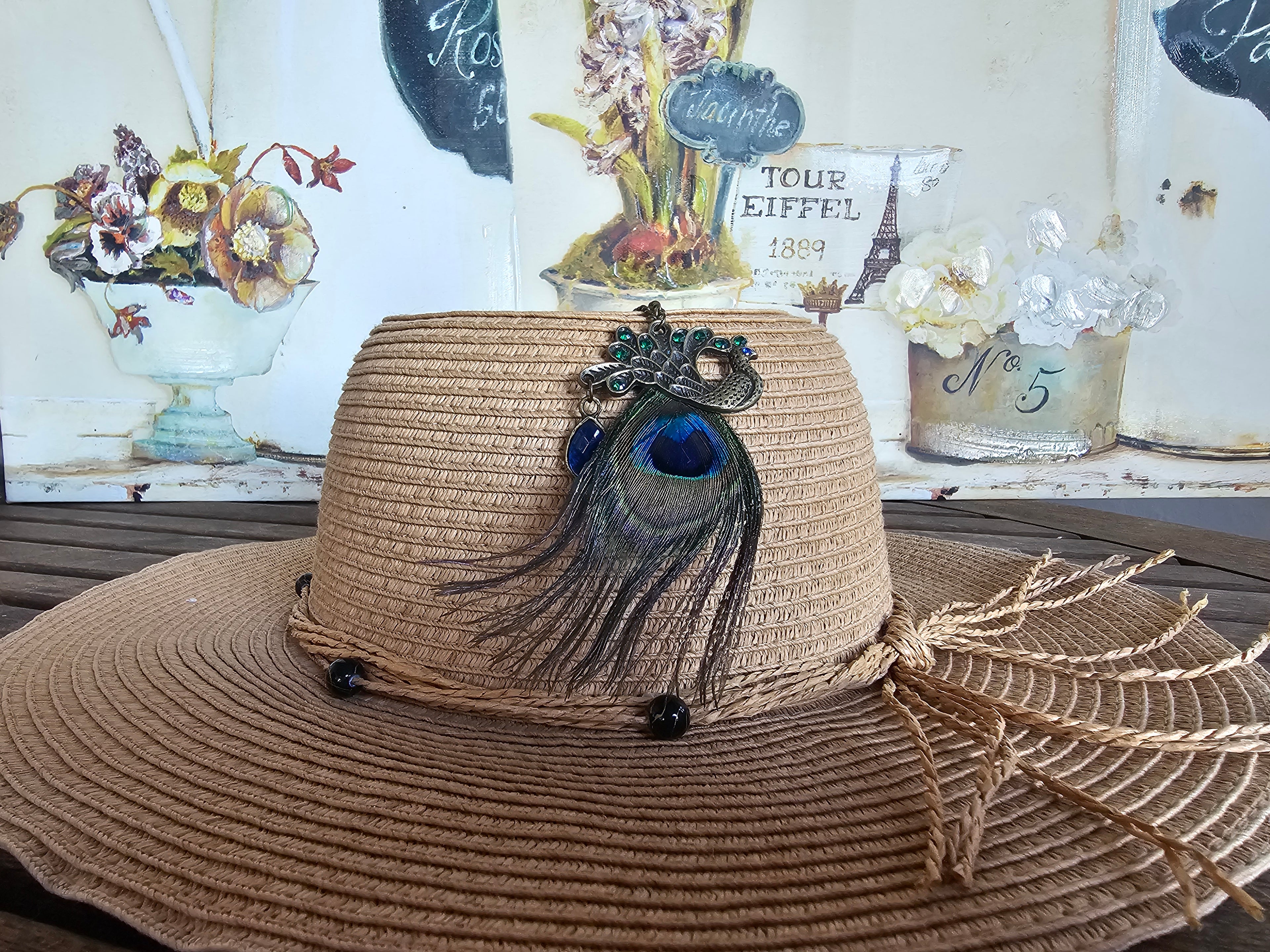 Colgante pavo real