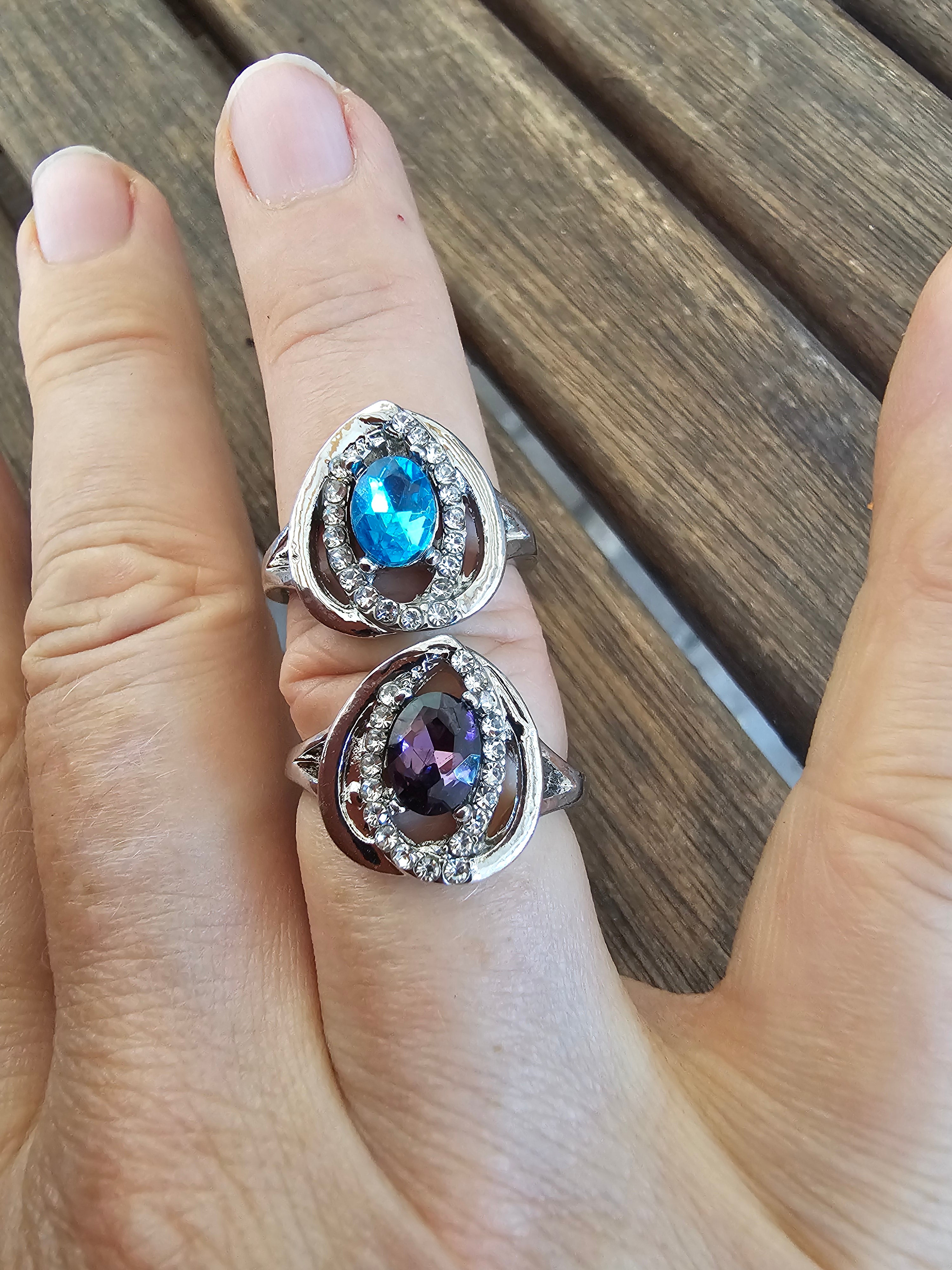 Vintage anillos diseño fantasia