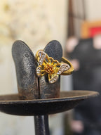 Un anillo en forma de mariposa