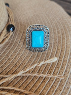 Cuadrado anillo bohemio