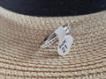 Anillo blanco con cristales