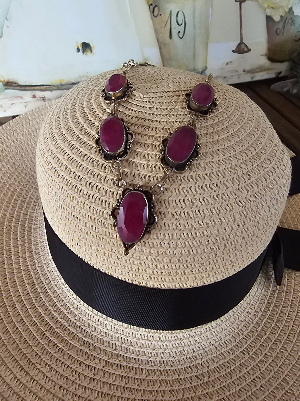 Collar púrpura lindo