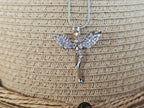 Collar Colgante Hada de los Sueños – Plata y Cristales Multicolor