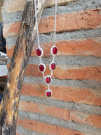 Lindo collar rojo para cualquier ocasión