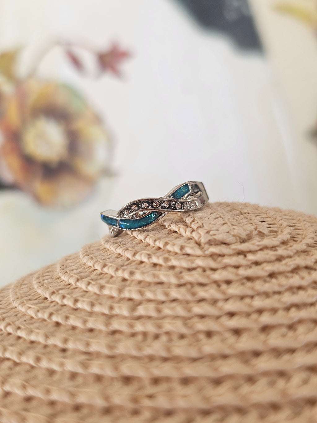 Lindo anillo con dos colores
