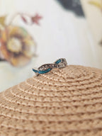 Lindo anillo con dos colores