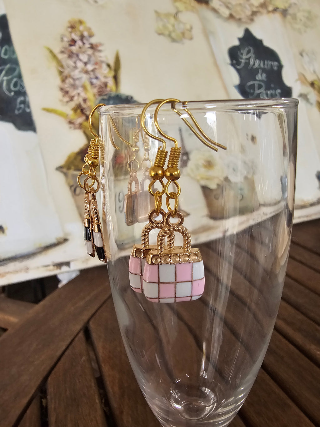Pendientes de bolso
