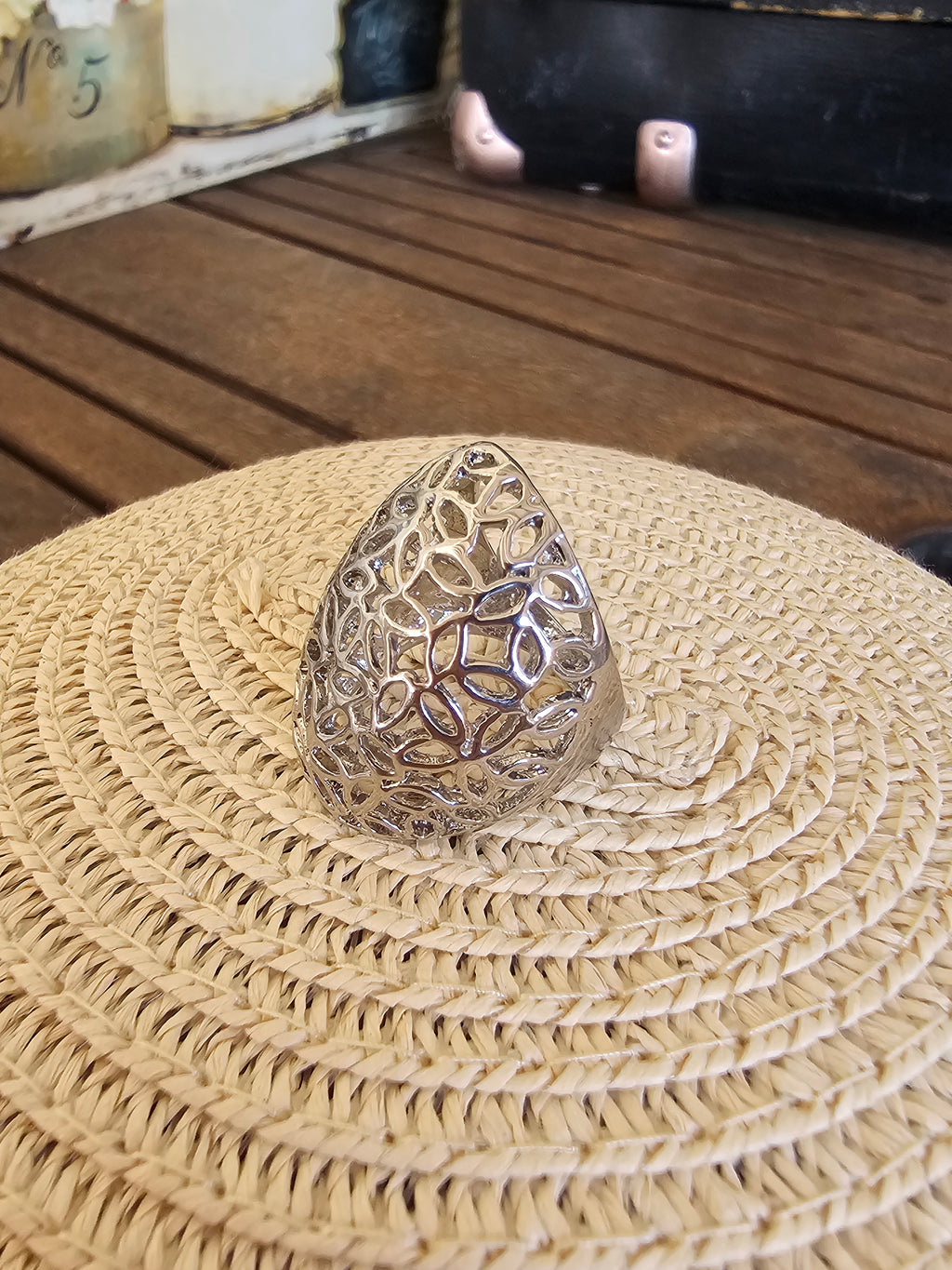 Magnífico anillo de statement