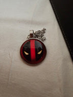 Deadpool de Marvel superheroe, colgante en burbuja de vidrio