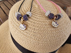 Collar con Dije de Gatita y Charms de Cristal