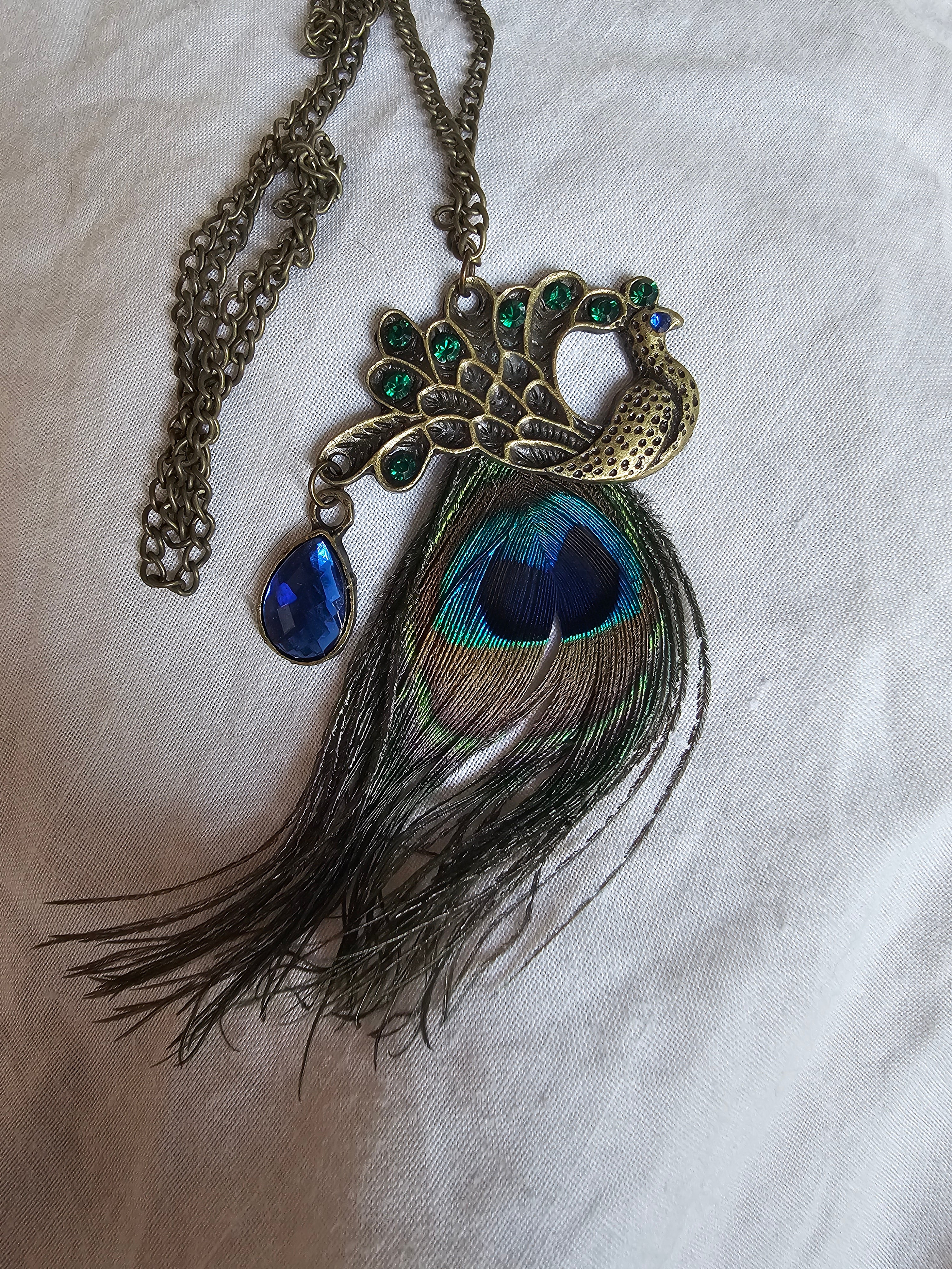 Colgante pavo real