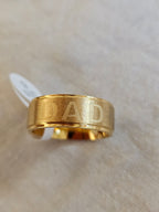 "DAD" ring for father