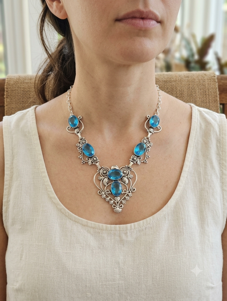Collar delicado y elegante