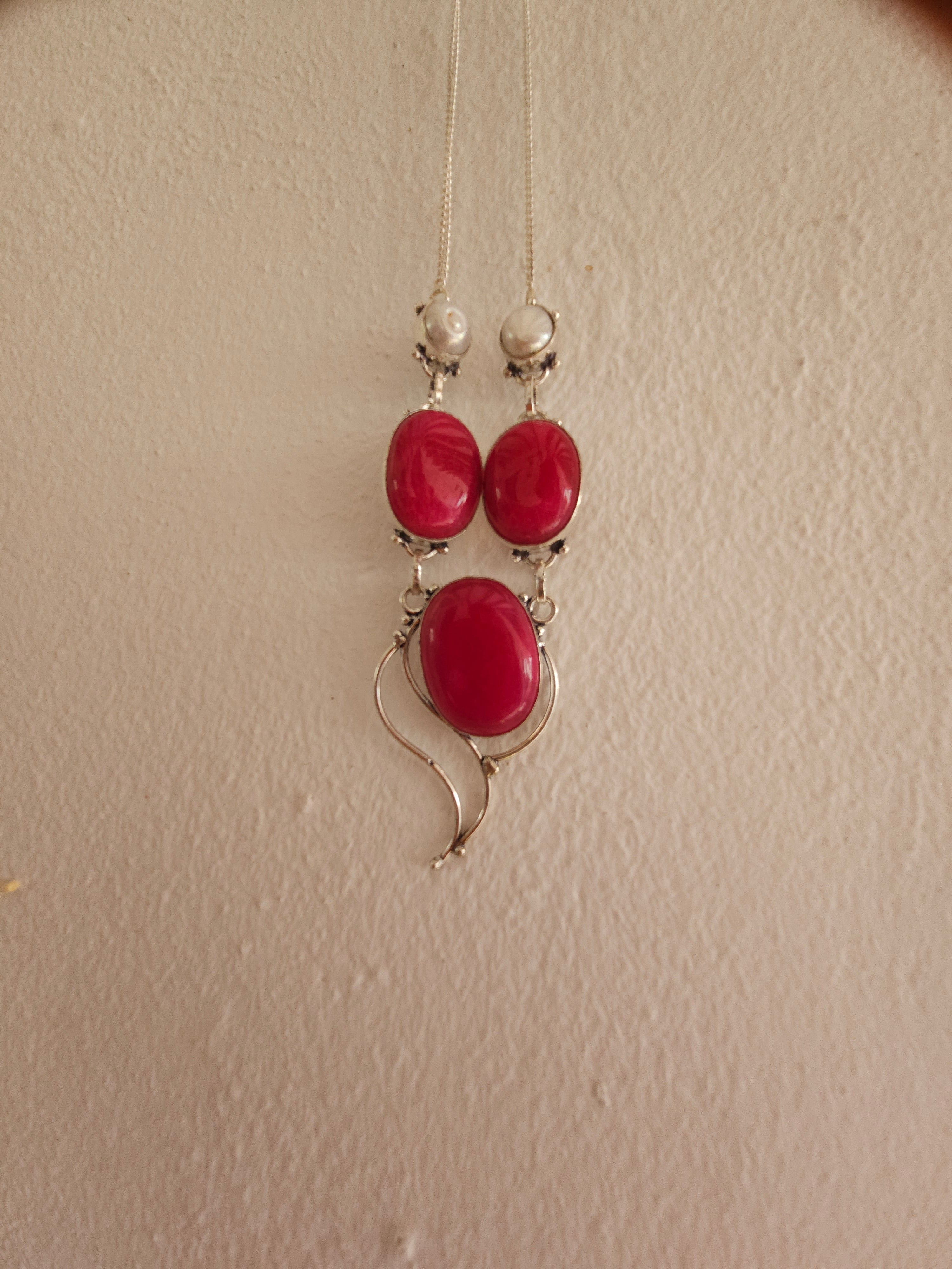 Romántico collar lavalier