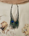 Peacock Feather Earrings
