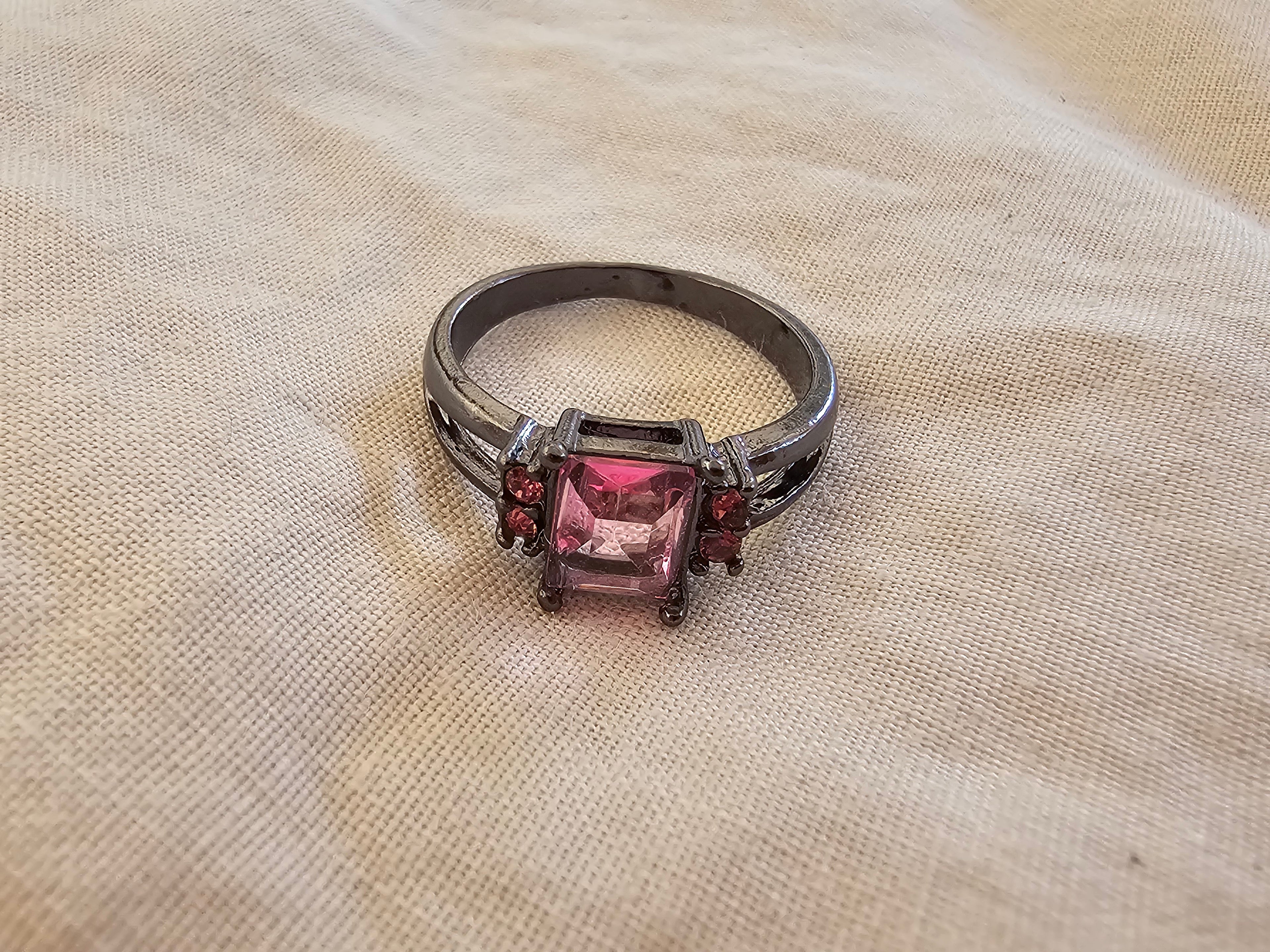 Anillos clásicos con piedra cristal de varios colores