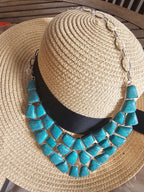 Collar turquesa espectacular