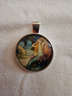 Colgante con dibujo de la sirena