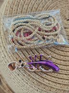 Colgante forma de un incecto,  con cadena