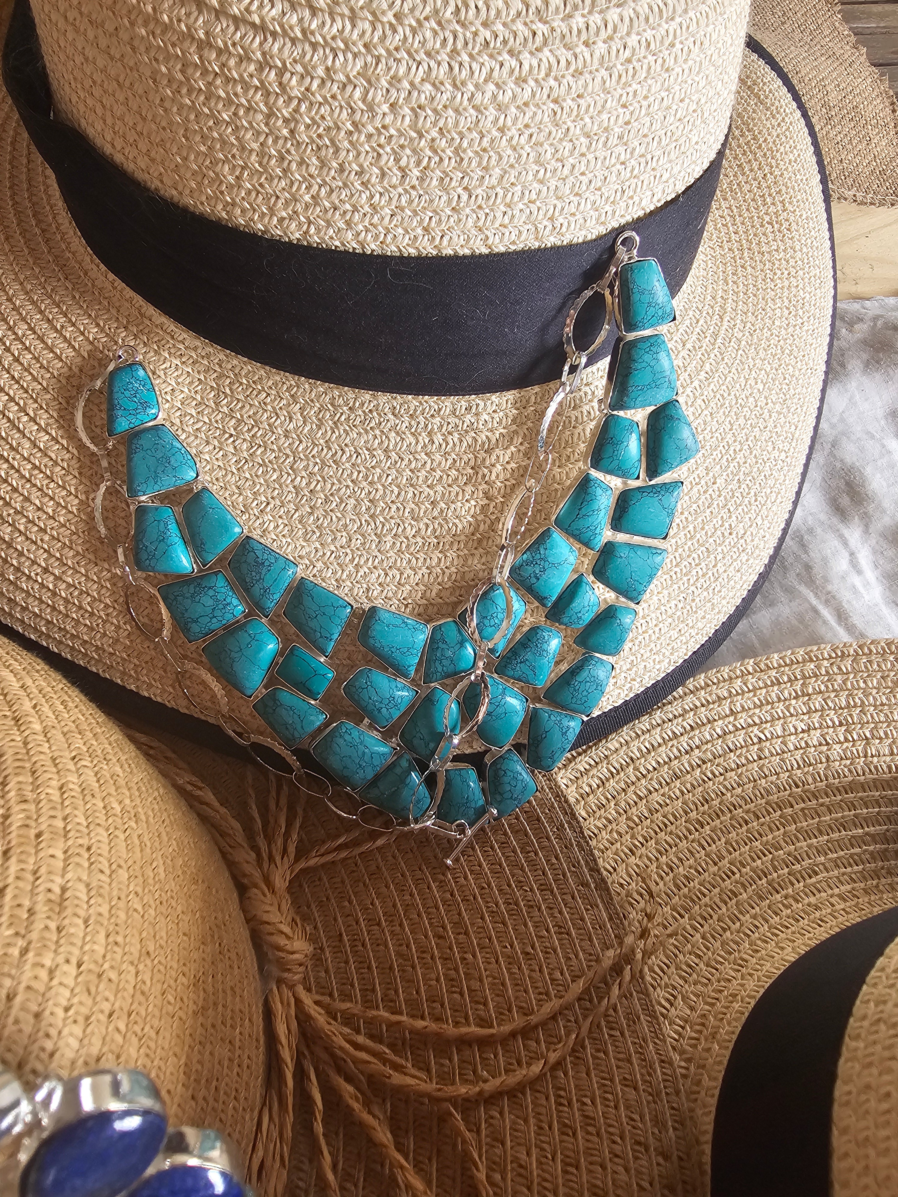 Collar turquesa espectacular