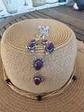 Lindo collar púrpura para cualquier ocasión