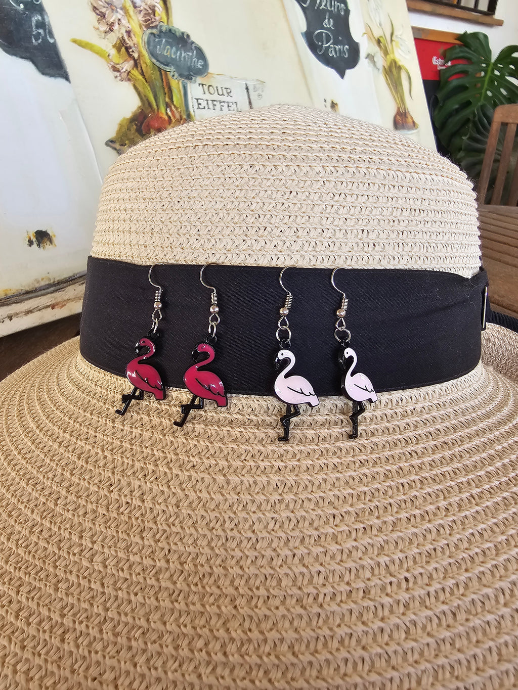 Alegrías pendientes de flamenco