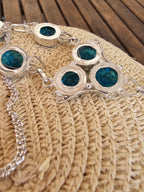 Lindo collar azul  para cualquier ocasión