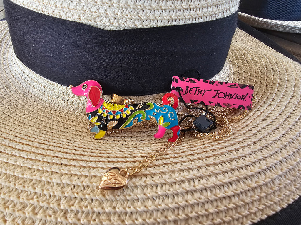 Colgante perro con colores de alegría