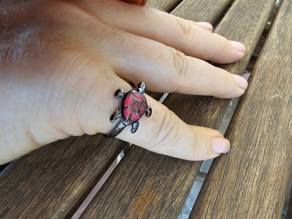 Tortuga en tu dedo 🐢