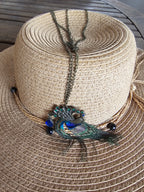 Colgante pavo real