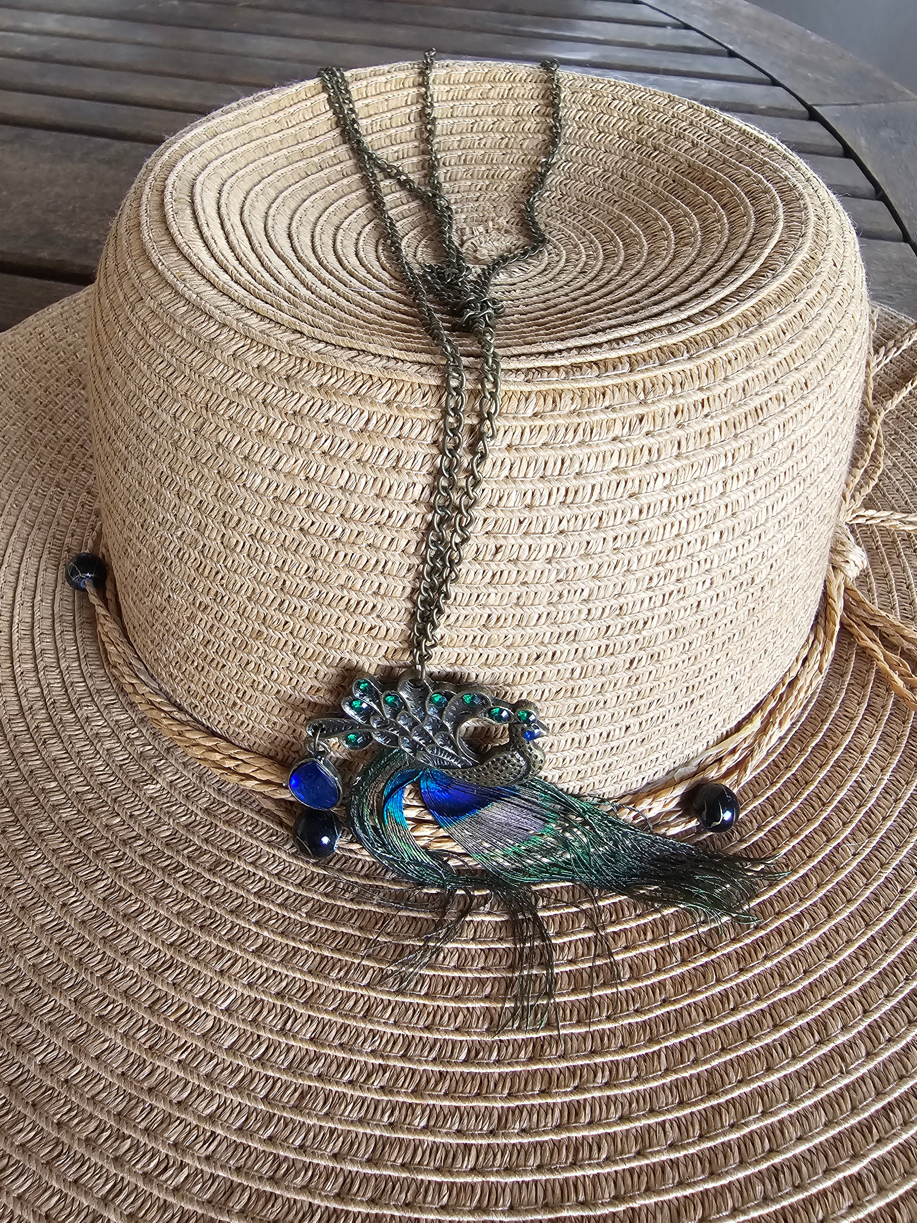 Colgante pavo real