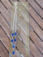 Lindo collar azul para cualquier ocasión