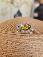 Divertido anillo en forma de elefante