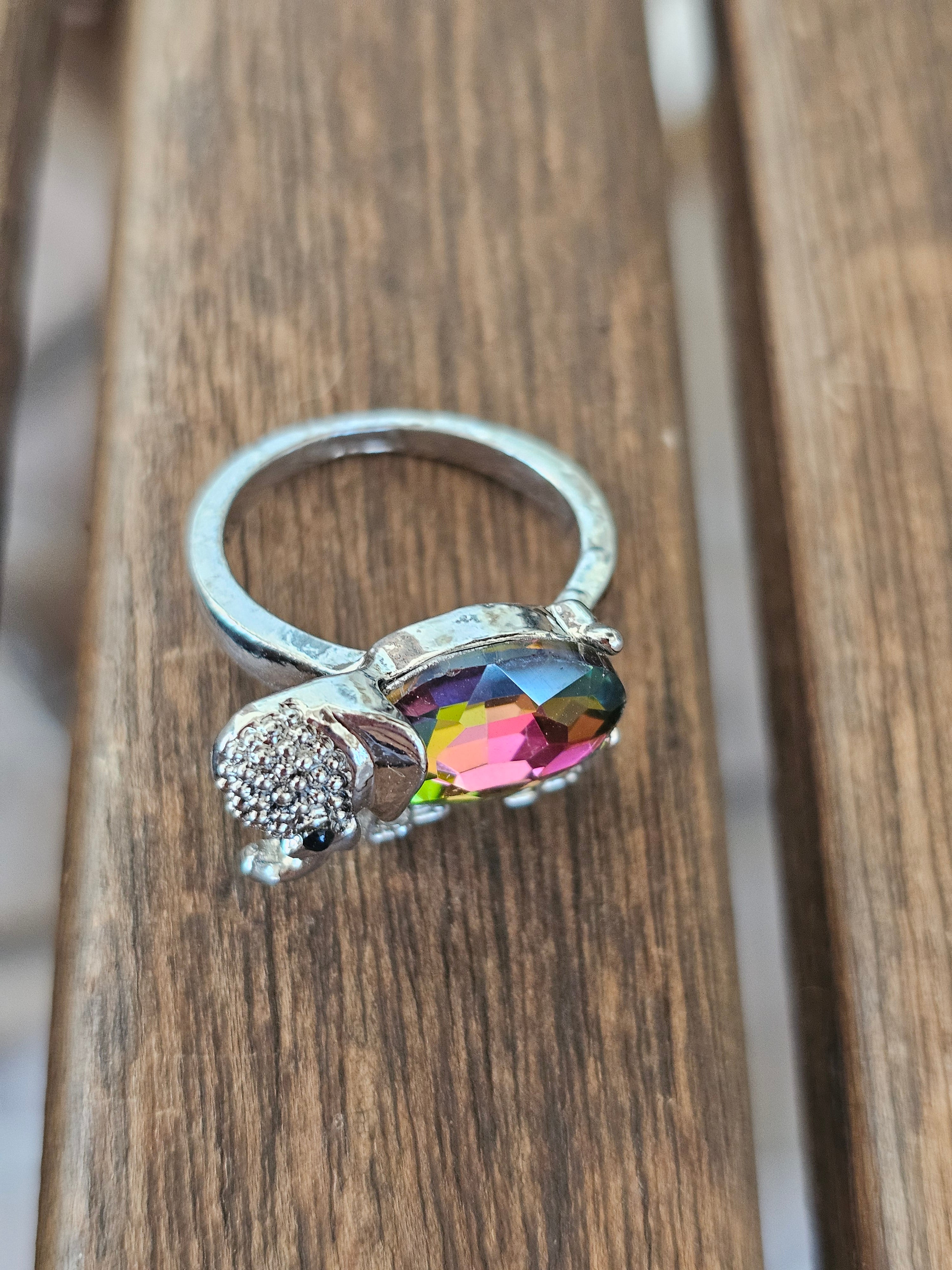 Divertido anillo en forma de elefante