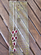 Lindo collar rojo para cualquier ocasión