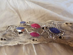 Lindo collar púrpura y pink para cualquier ocasión