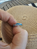 Lindo anillo con dos colores