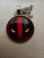 Deadpool de Marvel superheroe, colgante en burbuja de vidrio