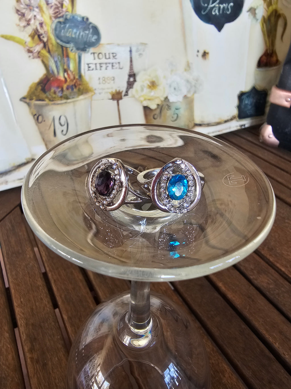 Vintage anillos diseño fantasia