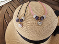 Collar con Dije de Gatita y Charms de Cristal