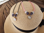 Collar con Dije de Gatita y Charms de Cristal